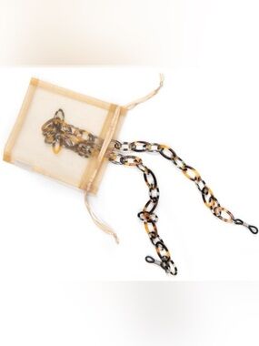 MacKenzie-Childs Courtly Check Eyeglasses Chain 28” Long